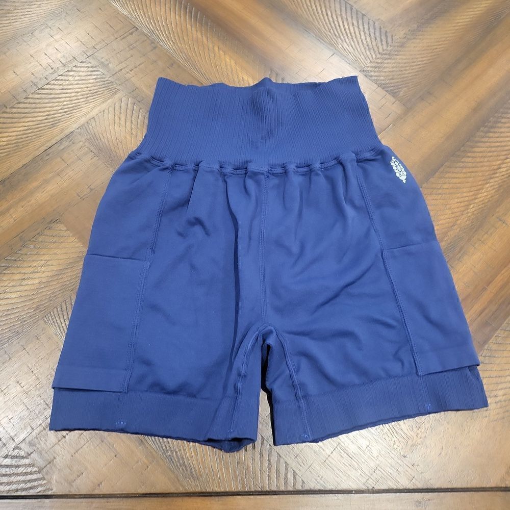 Free People Good Karma Tennis Shorts XS/S Navy